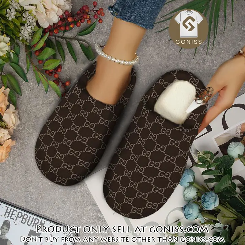 Gucci fleece slippers luxury inhouse slippers ihs1013 gn0834499